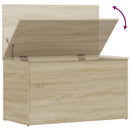 vidaXL sonoma tölgy színű szerelt fa tárolóláda 84 x 42 x 46 cm