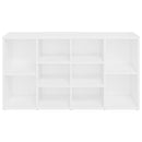 vidaXL fehér szerelt fa cipőtároló pad 103 x 30 x 55 cm