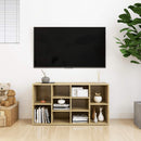 vidaXL sonoma tölgy színű szerelt fa cipőtároló pad 103 x 30 x 55 cm