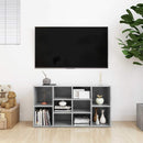 vidaXL betonszürke szerelt fa cipőtároló pad 103 x 30 x 55 cm