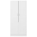 vidaXL fehér szerelt fa ruhásszekrény 82,5 x 51,5 x 180 cm
