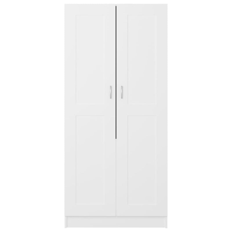 vidaXL fehér szerelt fa ruhásszekrény 82,5 x 51,5 x 180 cm