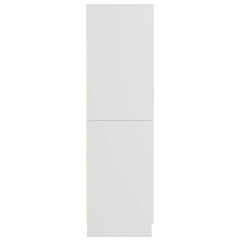 vidaXL fehér szerelt fa ruhásszekrény 82,5 x 51,5 x 180 cm