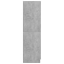 vidaXL betonszürke szerelt fa ruhásszekrény 82,5 x 51,5 x 180 cm
