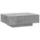vidaXL betonszürke szerelt fa dohányzóasztal 90 x 60 x 31 cm