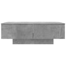 vidaXL betonszürke szerelt fa dohányzóasztal 90 x 60 x 31 cm