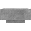 vidaXL betonszürke szerelt fa dohányzóasztal 90 x 60 x 31 cm