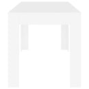 vidaXL fehér szerelt fa étkezőasztal 140 x 74,5 x 76 cm