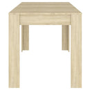 vidaXL sonoma tölgy színű szerelt fa étkezőasztal 140 x 74,5 x 76 cm