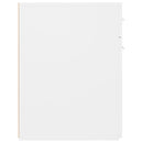 vidaXL fehér szerelt fa patikaszekrény 20 x 45,5 x 60 cm