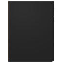 vidaXL fekete szerelt fa patikaszekrény 20 x 45,5 x 60 cm