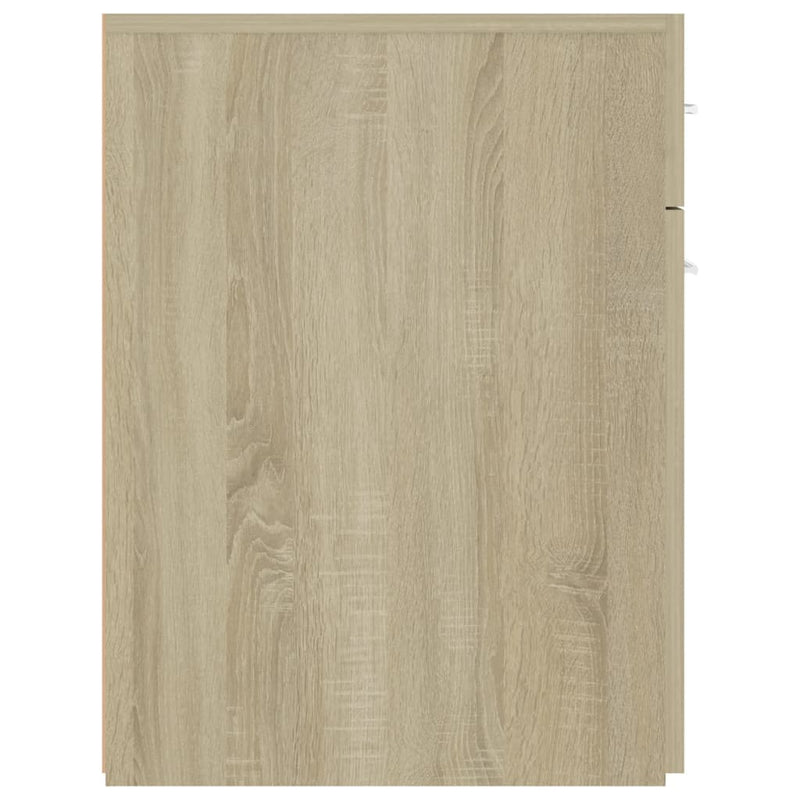 vidaXL sonoma tölgy színű szerelt fa patikaszekrény 20 x 45,5 x 60 cm