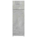 vidaXL betonszürke szerelt fa patikaszekrény 20 x 45,5 x 60 cm