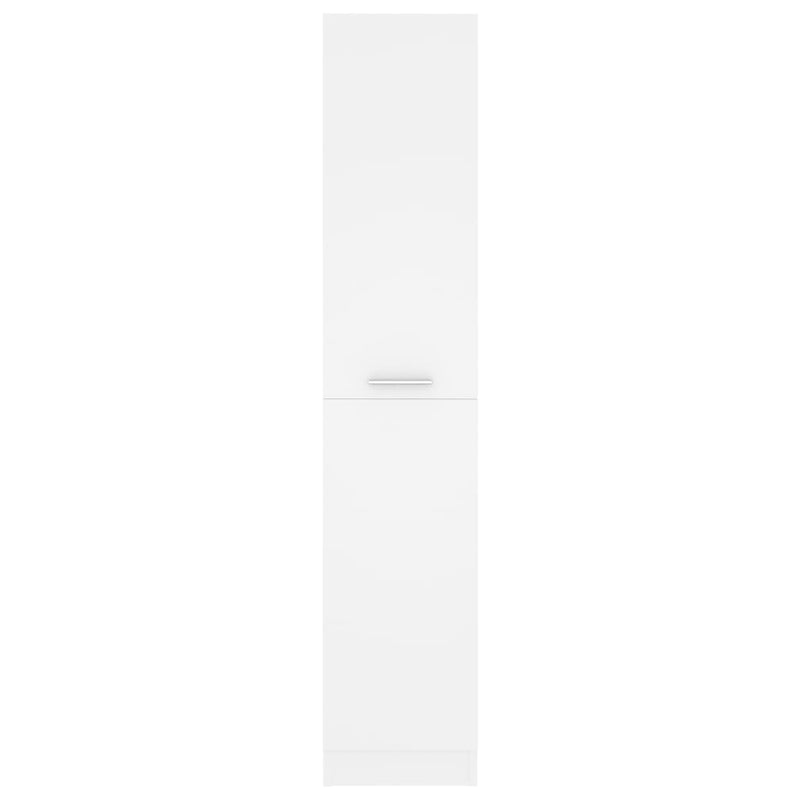 vidaXL fehér szerelt fa patikaszekrény 30 x 42,5 x 150 cm