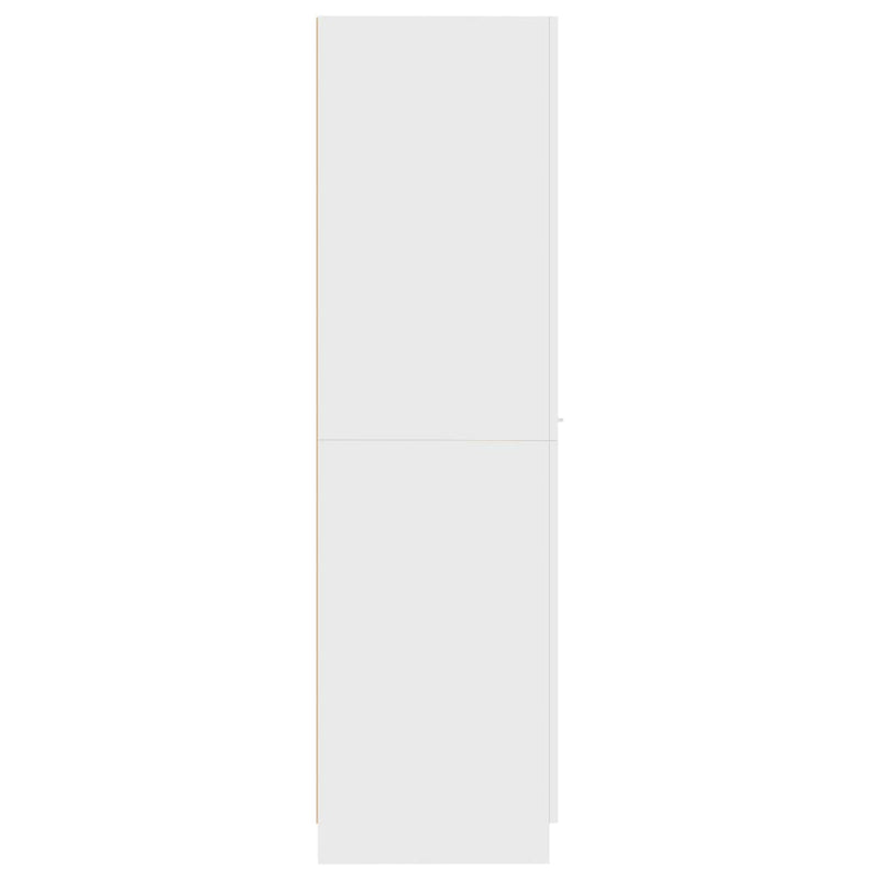 vidaXL fehér szerelt fa patikaszekrény 30 x 42,5 x 150 cm