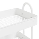 vidaXL fehér acél 3 szintes kocsi 43 x 34 x 79 cm