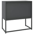 vidaXL antracitszürke acél tálalószekrény 75 x 35 x 75 cm