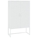 vidaXL fehér acél magasszekrény 80 x 35 x 135 cm