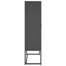 vidaXL antracitszürke acél magasszekrény 80 x 35 x 135 cm