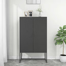 vidaXL antracitszürke acél magasszekrény 80 x 35 x 135 cm
