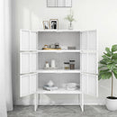 vidaXL fehér acél magasszekrény 80 x 35 x 135 cm