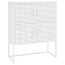 vidaXL fehér acél magasszekrény 80 x 35 x 100 cm