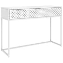 vidaXL fehér acél tálalóasztal 106 x 35 x 75 cm