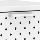vidaXL fehér acél tálalóasztal 106 x 35 x 75 cm