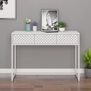 vidaXL fehér acél tálalóasztal 106 x 35 x 75 cm