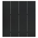 vidaXL fekete acél 4-paneles térelválasztó 160 x 180 cm