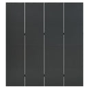 vidaXL antracitszürke acél 4-paneles paraván 160 x 180 cm
