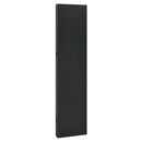 vidaXL fekete acél 5-paneles paraván 200 x 180 cm
