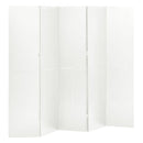 vidaXL fehér acél 5-paneles paraván 200 x 180 cm