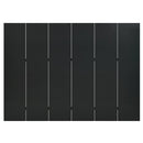 vidaXL fekete acél 6-paneles paraván 240 x 180 cm
