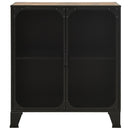 vidaXL rusztikus barna fém és MDF tárolószekrény 72 x 36 x 82 cm
