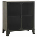 vidaXL szürke fém és MDF tárolószekrény 72 x 36 x 82 cm