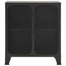 vidaXL szürke fém és MDF tárolószekrény 72 x 36 x 82 cm