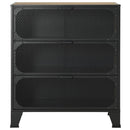 vidaXL rusztikus barna fém és MDF tárolószekrény 72 x 36 x 82 cm