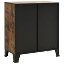 vidaXL rusztikus barna fém és MDF tárolószekrény 72 x 36 x 82 cm