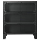 vidaXL szürke fém és MDF tárolószekrény 72 x 36 x 82 cm