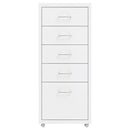 vidaXL fehér fém mobil iratszekrény 28 x 41 x 69 cm