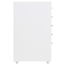 vidaXL fehér fém mobil iratszekrény 28 x 41 x 69 cm
