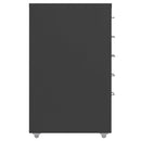 vidaXL antracitszürke fém mobil iratszekrény 28 x 41 x 69 cm