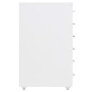 vidaXL fehér fém mobil iratszekrény 28 x 41 x 69 cm