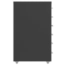 vidaXL antracitszürke fém mobil iratszekrény 28 x 41 x 69 cm