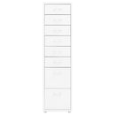 vidaXL fehér fém mobil iratszekrény 28 x 41 x 109 cm