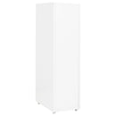 vidaXL fehér fém mobil iratszekrény 28 x 41 x 109 cm