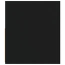 vidaXL 2 db fekete éjjeliszekrény LED-del 60 x 35 x 40 cm