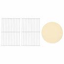 vidaXL fekete 3 az 1-ben kültéri pizza- és grillsütő