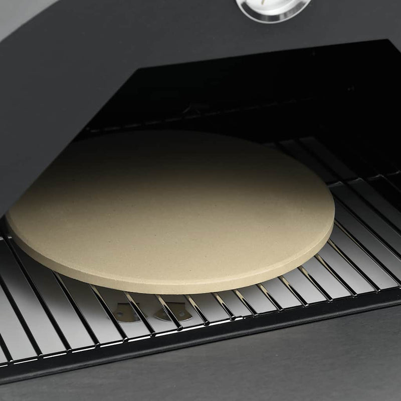 vidaXL fekete 3 az 1-ben kültéri pizza- és grillsütő